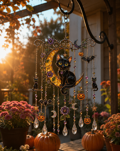 🔥Last Day 49% OFF - Halloween Suncatcher Wind Chime