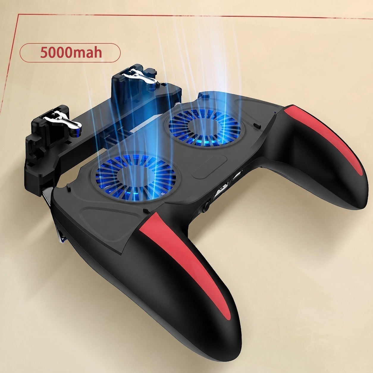 Mobile Phone Cooling Game Controller |Play Longer With Powerful Dual-Fan Cooling