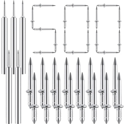 🔨 Concealed Double-Headed Trim Nails – Cleaner Baseboard Installation