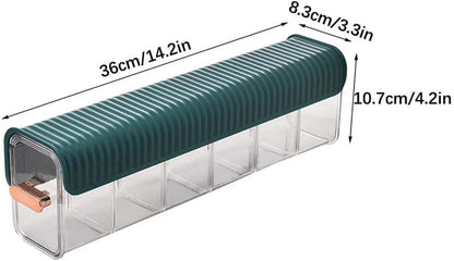 🏠Clear Wall Mounted Organizer, Punch-Free Multi-functional Storage Box, Clear Wall Mounted Drawer Organizer