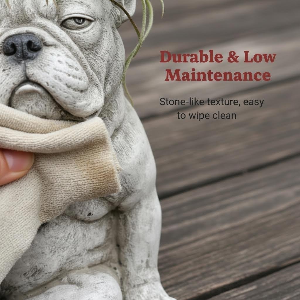 Funny French Bulldog Planter – Cute Dog Plant Pot & Home Decor