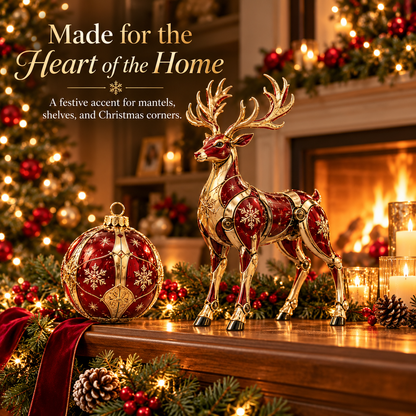 🔥 LAST DAY 50% OFF 🔥 🔴🎄 North Star Reindeer™ — Ornament-to-Reindeer Transforming Christmas Collectible 🦌✨