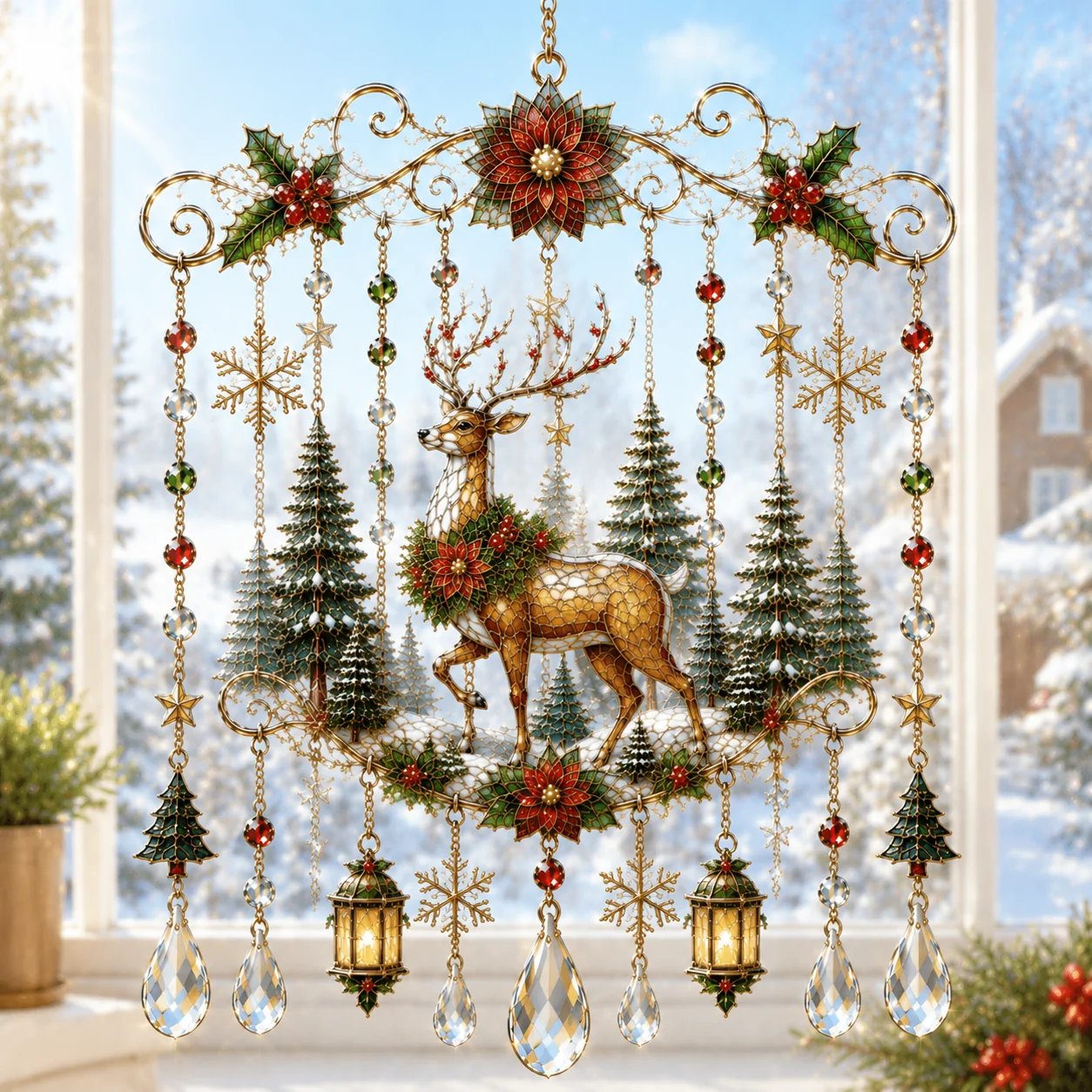 🔔Christmas Wind Chime-🎄Sound of Christmas Gently Ringing in Your Window