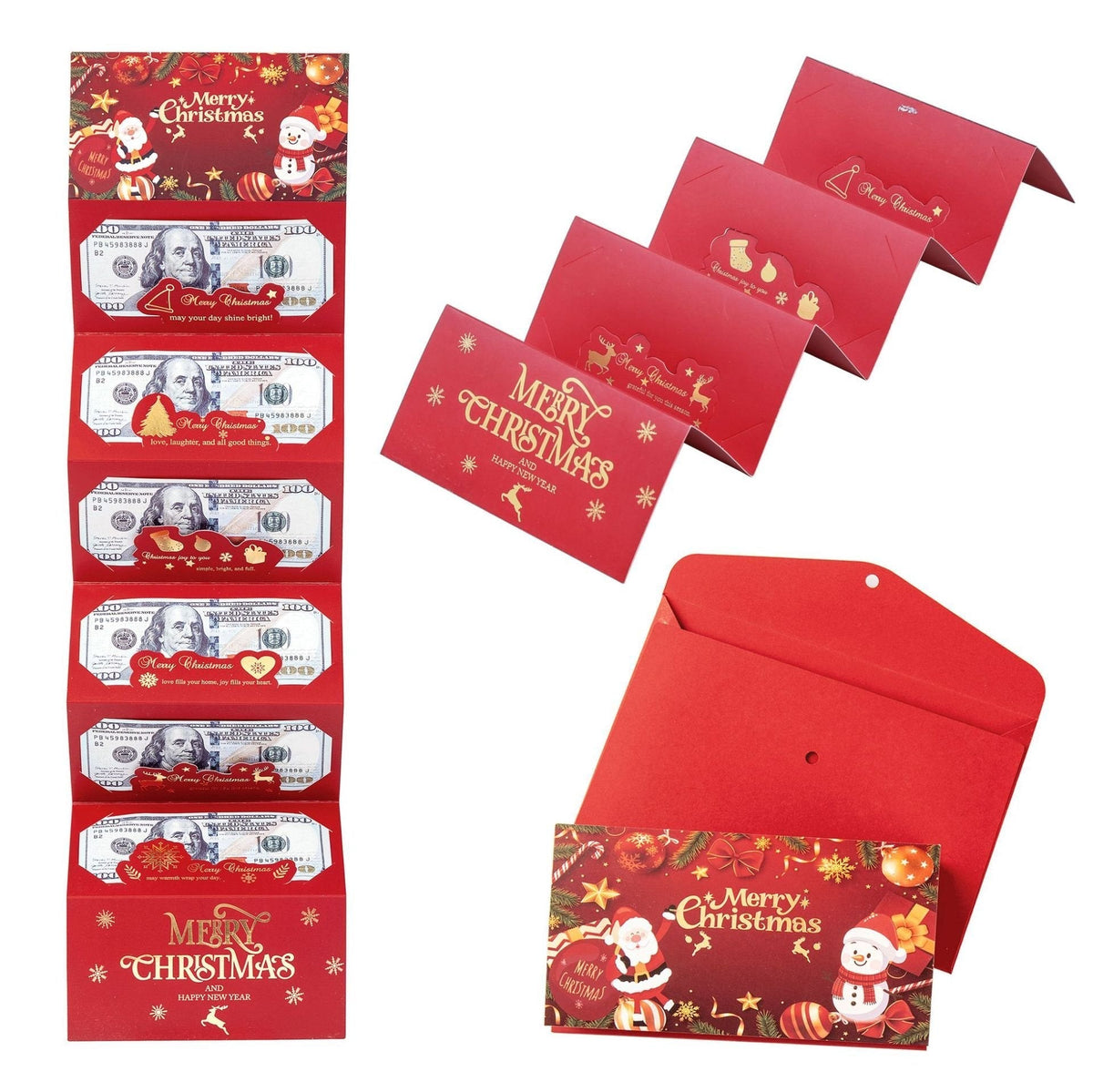 💵✨ Christmas Cash Surprise Envelope – Festive Money Gift Holder