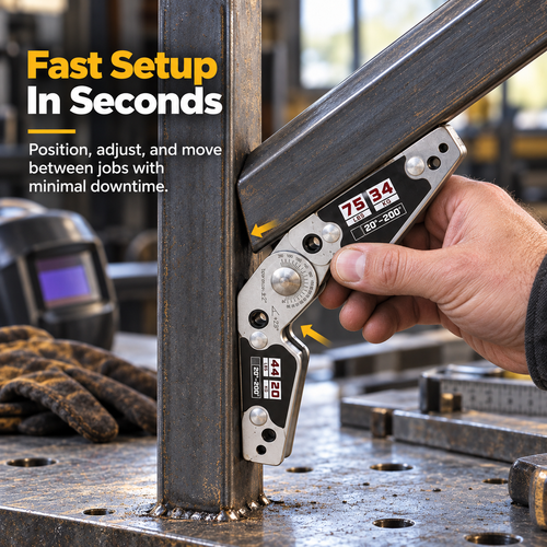 📐20°–200° Adjustable Magnetic Welding Angle Holder