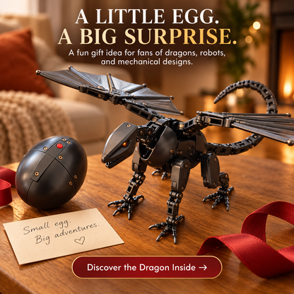 This Egg Transforms Into a Dragon! 🐉 2-in-1 Mechanical Dragon Figure