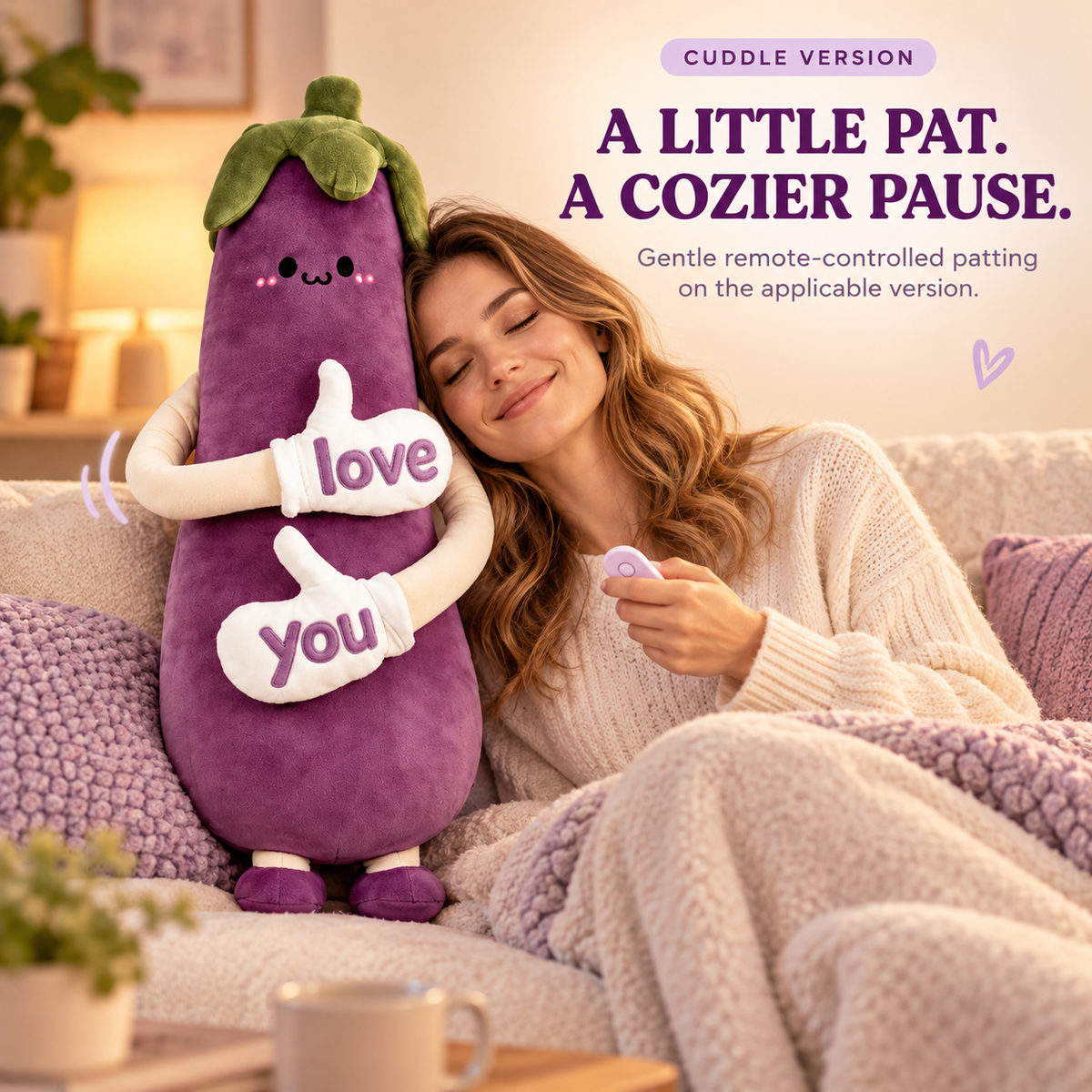 🤗 XL Long-Arm Cuddle Pillow | Giant Plush Hug Buddy