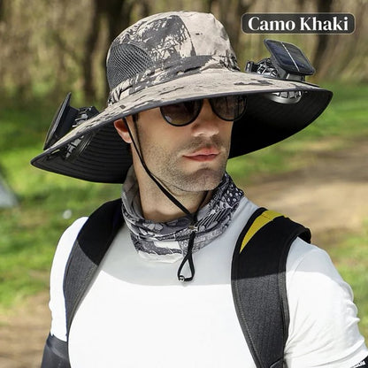 🔥HOT SALE NOW 45% OFF🔥Solar Cooling Sun Hat – Portable Fan Cap