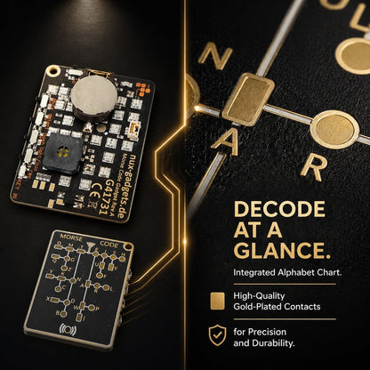 Morse Code Trainer Card Pro – Interactive LED Learning Tool
