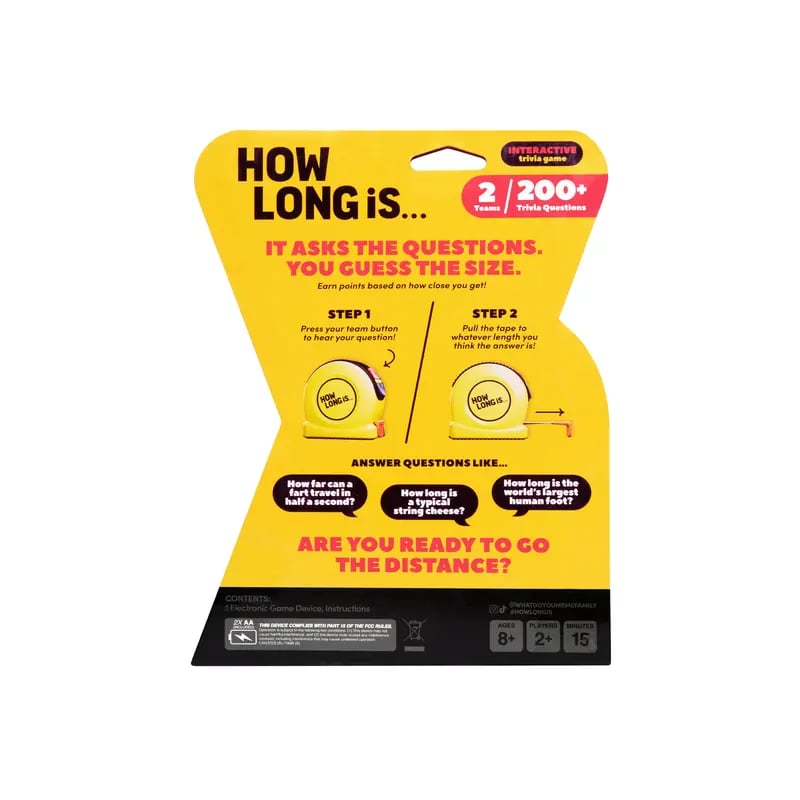 How Long Is  - The Interactive Trivia Game Where You Guess the Length