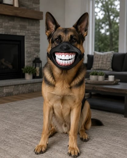 👹Halloween K9 Smile Muzzle
