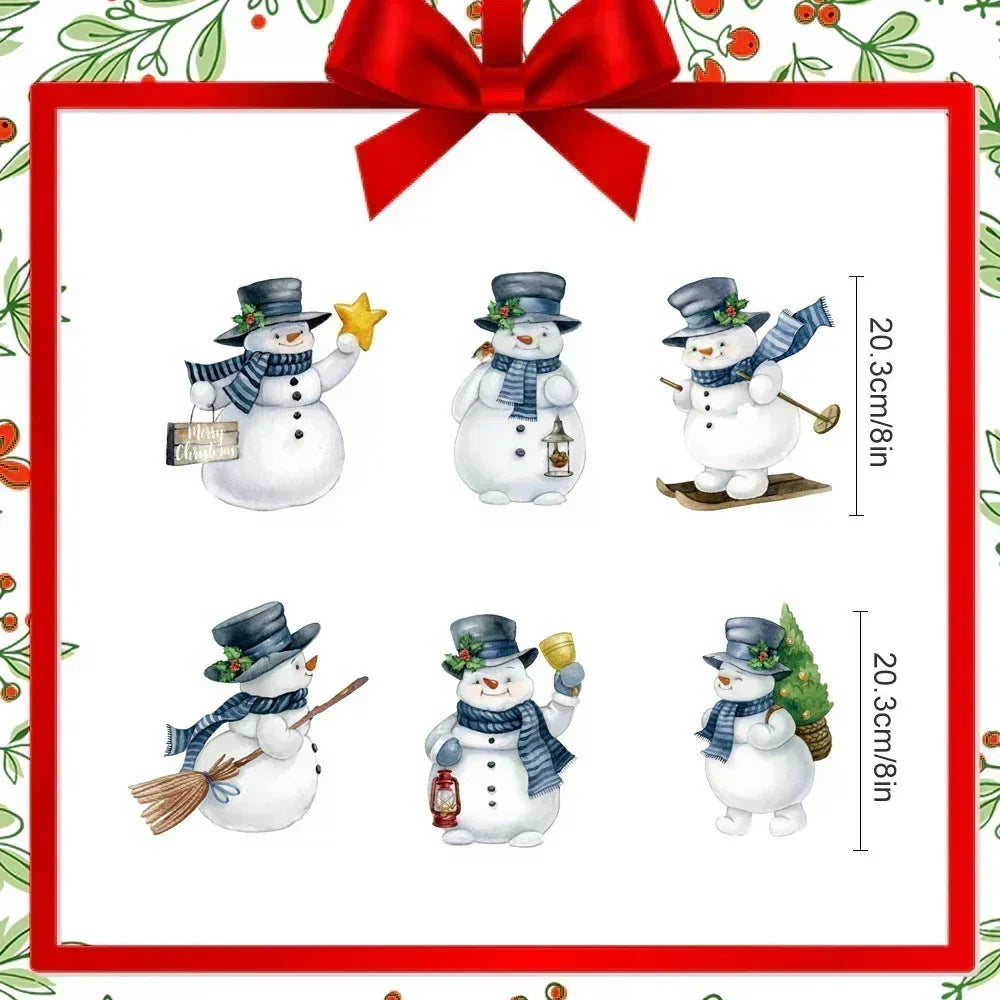 🎄 3D Christmas Magnetic Stickers – Cute Holiday Decor for Fridges & Metal Surfaces
