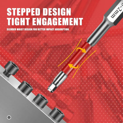 6-Piece Magnetic Hex Driver Bit Set