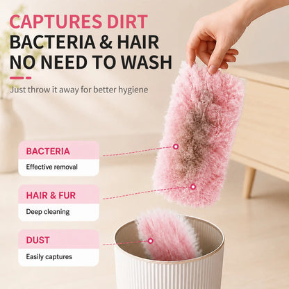 🌞7FT Extendable Microfiber Duster with Washable Flexible Head