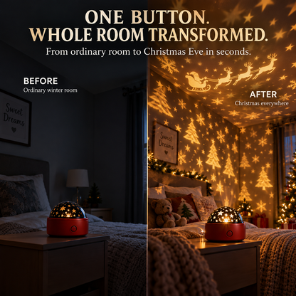 🎄 North Pole Galaxy Light – Christmas Room Projector