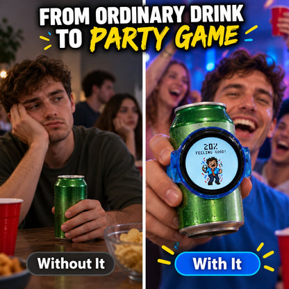 🍺 Every Sip Becomes a Game – Interactive Pixel Can Tracker