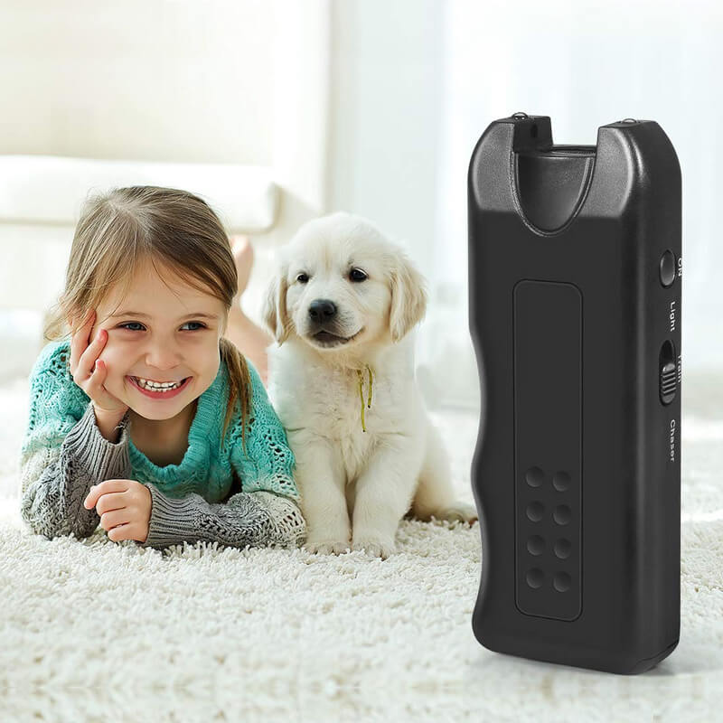 🔥Hot Sale - 49% OFF🔥Portable Ultrasonic Dog Deterrent with LED Flashlight