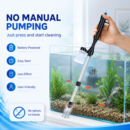 🐠Electric Aquarium Gravel Cleaner-Keep Your Tank Clean With Less Effort