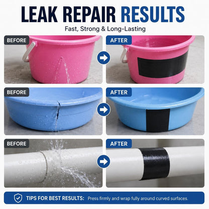 Waterproof Repair Tape – Peel & Stick Seal for Pipes, Hoses & More