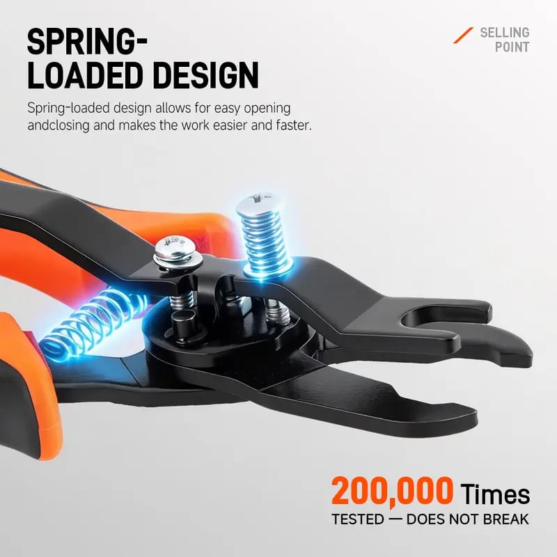 🛠Heavy Duty Push-to-Connect Air Hose Connector Remover Pliers🔧