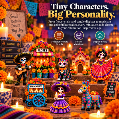 🌼 Pueblo del Día de Muertos 2026 – 24-Day Collectible Village Countdown