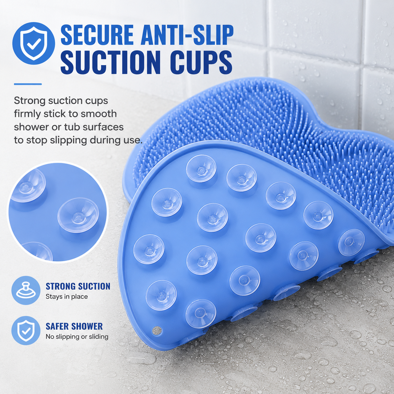 🧼Back/Foot Shower Cleansing Brush - For Cleansing and Exfoliation