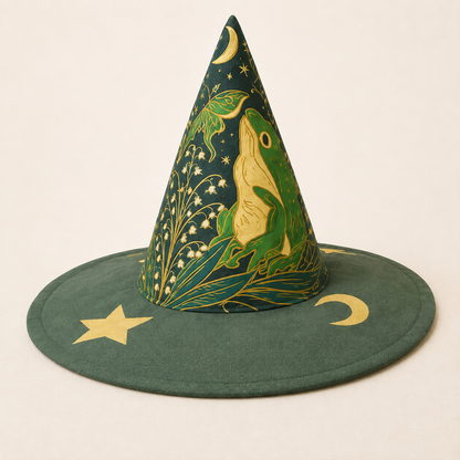 🧙‍♀️Quilted Patchwork Witch Hat – Choose Your Magical Pattern
