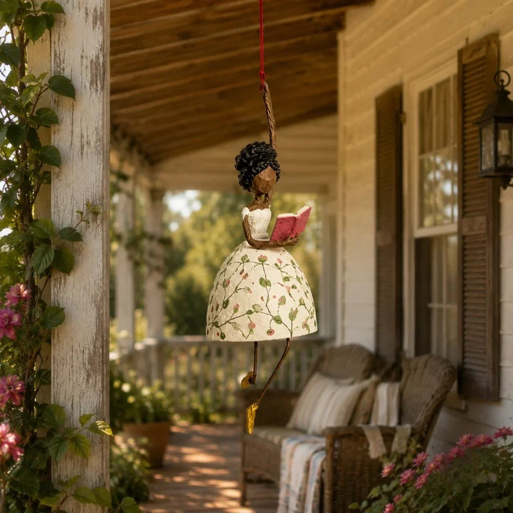 Reading Lady ornament
