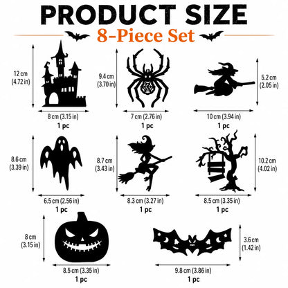 🎃Halloween LED Silhouette Wall Light Stickers