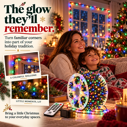 900-LED 295ft Fairy Christmas Light String - 8 Modes, Timer, Remote Contro