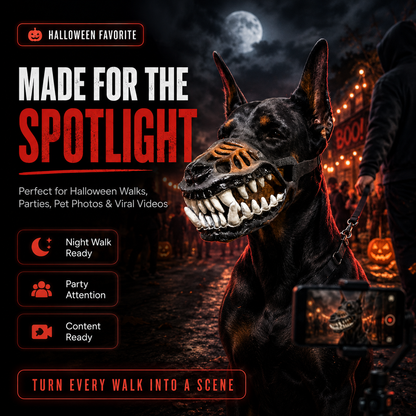 🎃 EARLY HALLOWEEN 49% OFF🔥🐶Hell Hound Monster Muzzle