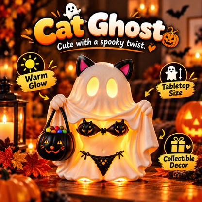 🎁 Cheeky Ghost Halloween Tabletop Decor – 5 Mischievous Styles