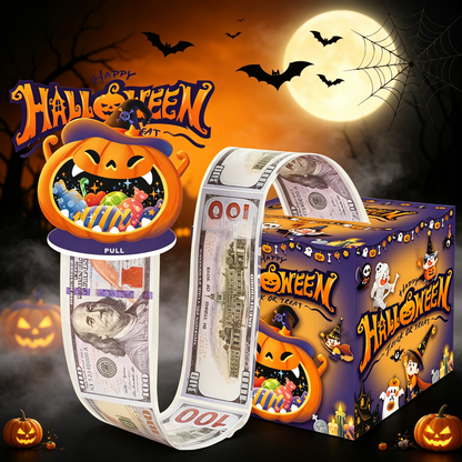 Money Pull Box, Creative Spooky Halloween Cash Holder