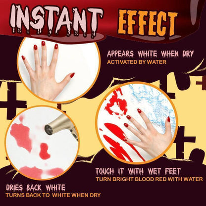 Water-Activated Bloody Bath Mat – Reusable Halloween Prank Rug