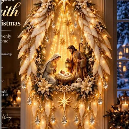 Bethlehem Star Nativity Wall Light ✨ Meaningful Christmas Decor