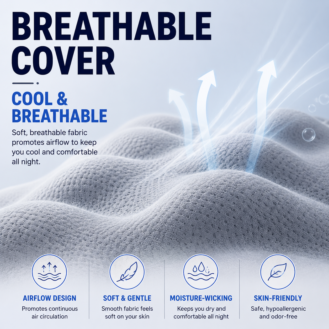 💤Cloud-shaped neck support slow rebound memory foam pillow