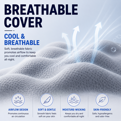 💤Cloud-shaped neck support slow rebound memory foam pillow