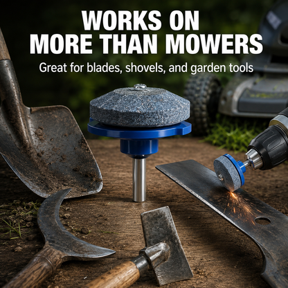 🛠️ Lawn Mower Blade Sharpener Drill Attachment