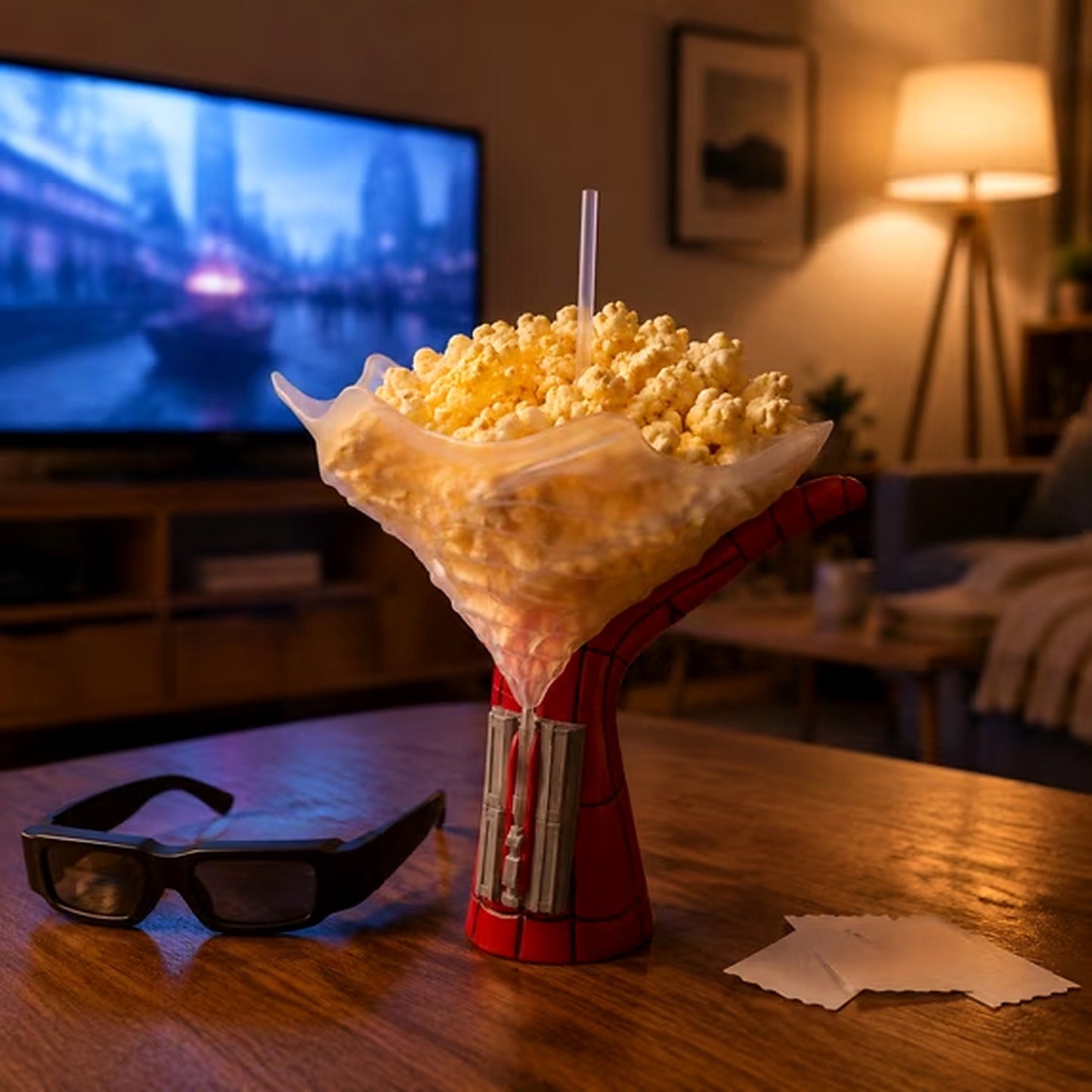 Spider-Man Web Hand Popcorn & Drink Combo Bucket 🕷️🍿