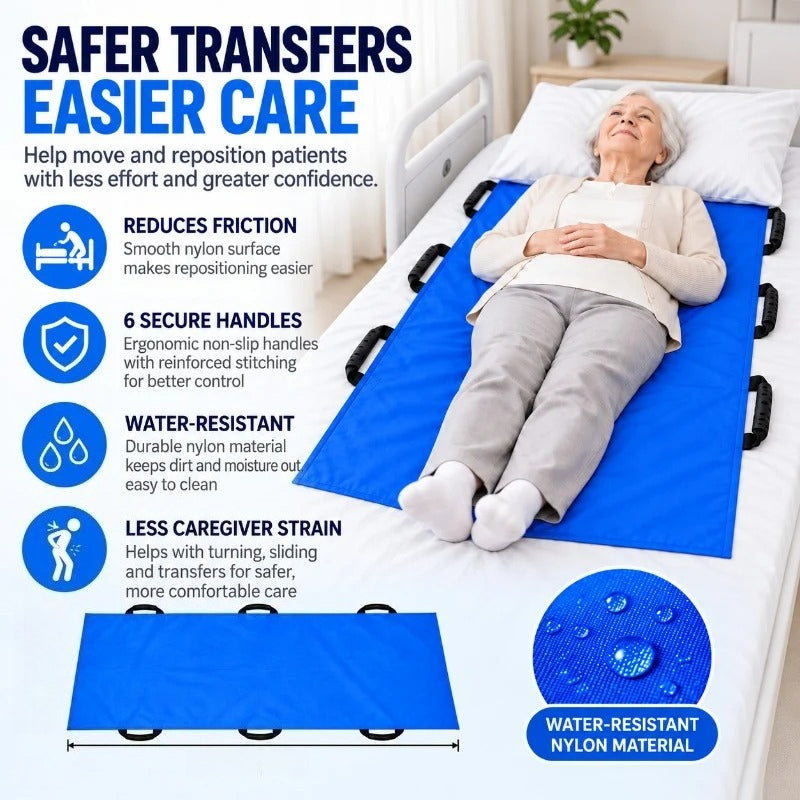 Patient Repositioning Sheet with Handles – Thoughtful Support for Daily Care