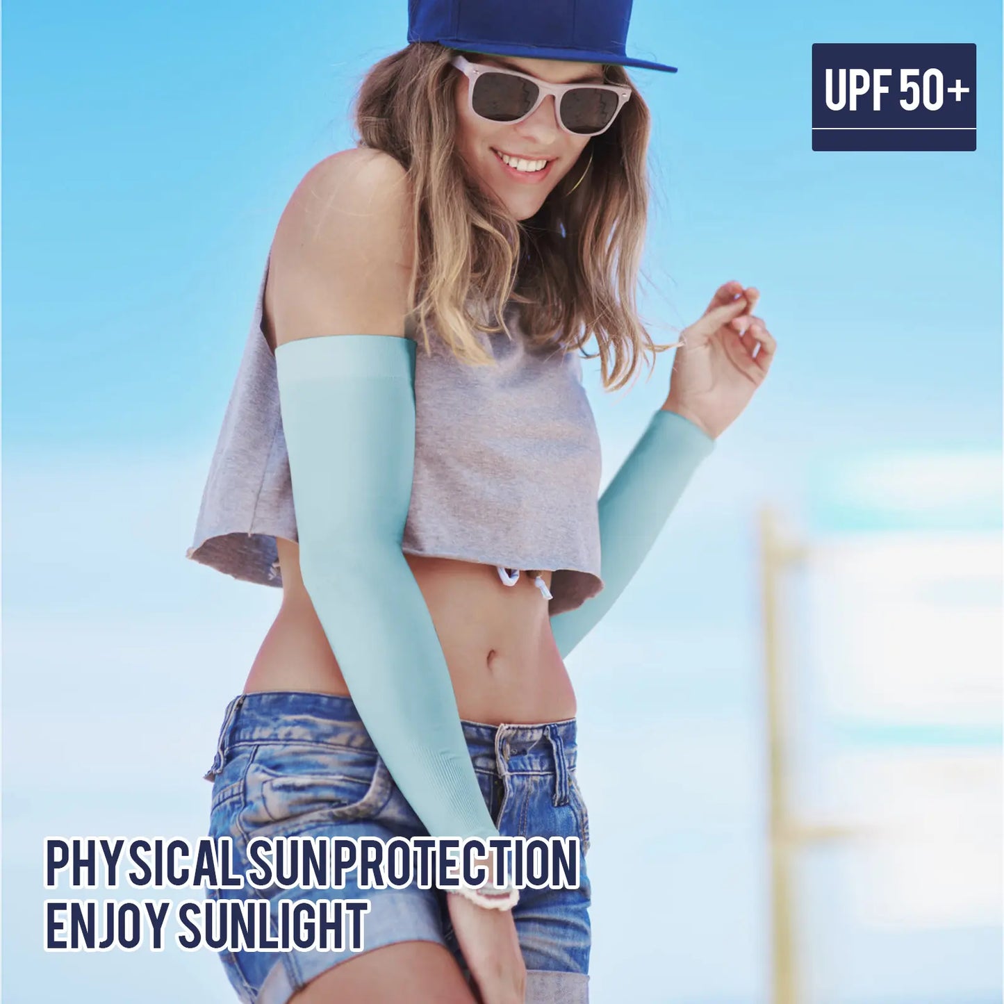 🔥 50% OFF | UPF 50+ Cooling UV Protection Arm Sleeves for Men & Women | Stay Cool Outdoors