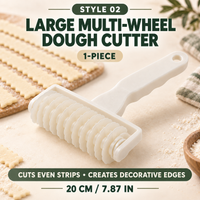 Large Multi-Wheel Dough Cutter