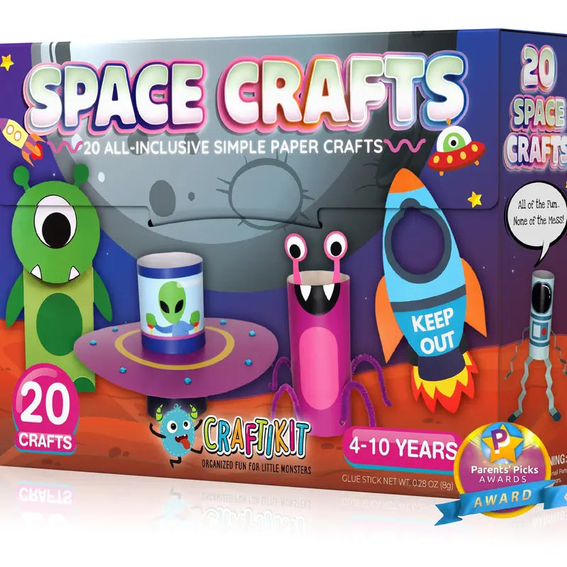 20-in-1 Paper Craft Kit for Kids | Creative DIY Arts & Crafts Box