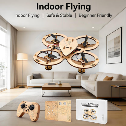 DIY Wooden Drone Kit — Build It. Fly It. Show It Off.