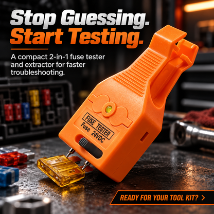 🔧⚡Fuse Tester & Puller — Test & Extract Blade Fuses in One Tool