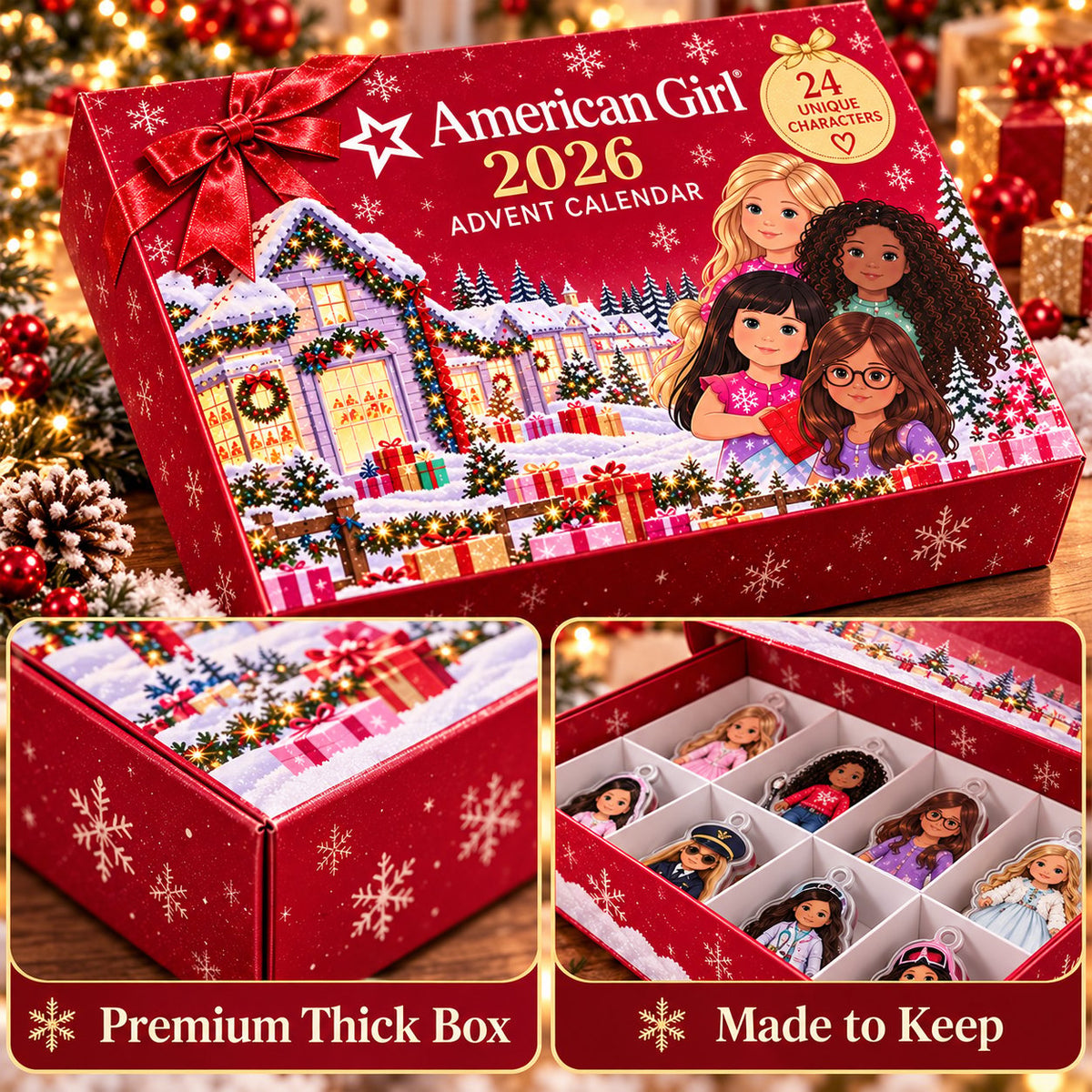 Limited Launch Price: 24-Day Pink Advent Calendar with Collector Minis