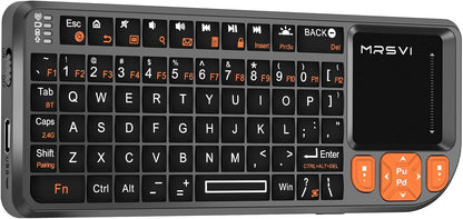 Mini Wireless Keyboard with Touchpad – Bluetooth & 2.4GHz