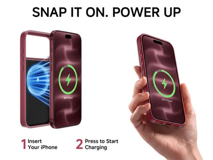 🔋 PinkBird Power Case – Protective Charging Phone Case with Backup Battery & Type-C Connectivity