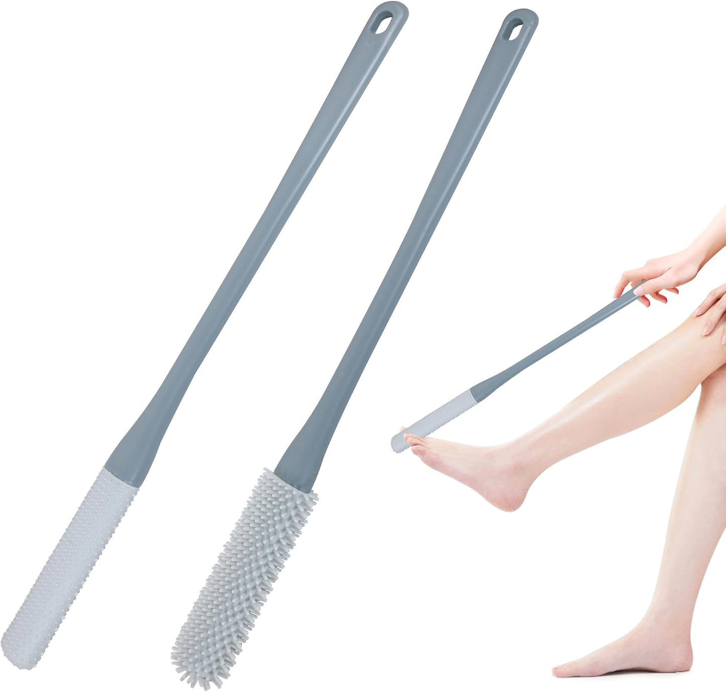 🦶Long‑Handle Silicone Foot Cleaning Brush