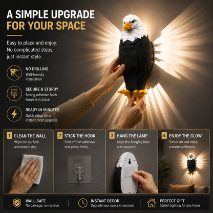 🦅Projection Eagle Night Light | Decorative Wall Accent with Atmospheric Glow